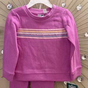 PUMA Kids Hoodie in Bright Pink